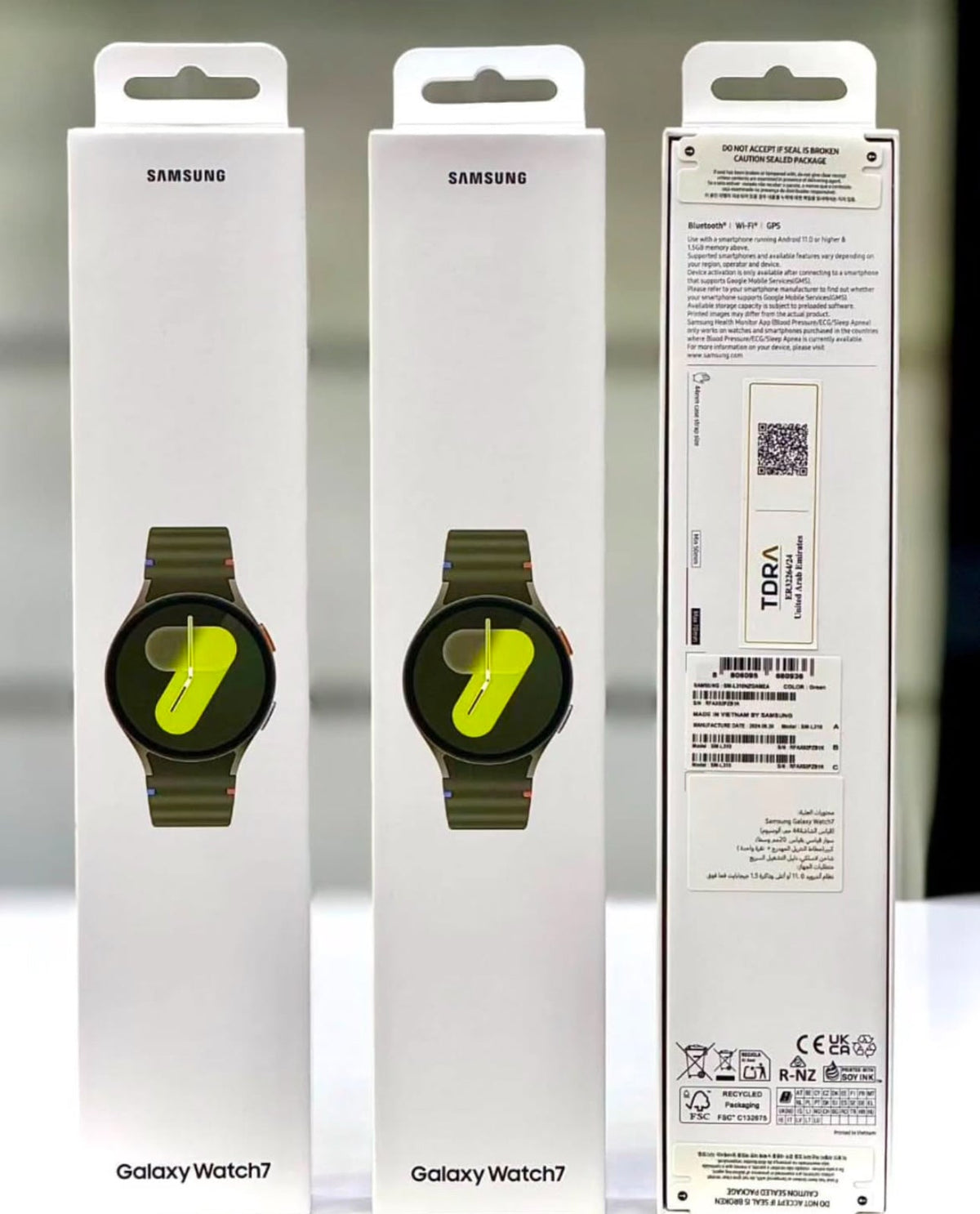 Combo Offer- Smart Watch7 : AI-Powered (44mm, Green, BT+LTE)| 1-Year Warranty + Free Earbuds Pro2